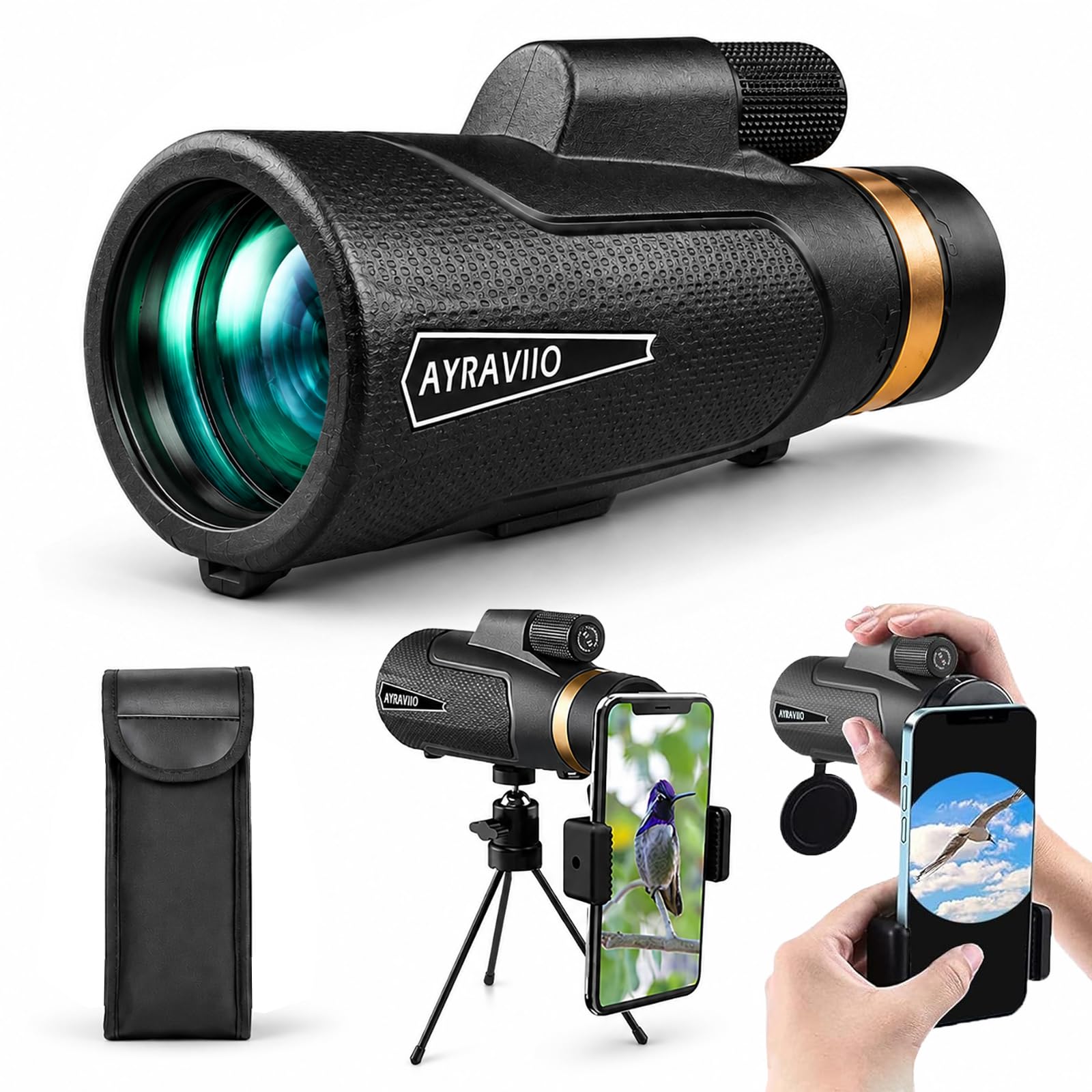 Amazon.com : 12x60 Monocular Telescope, Birthday Gifts for Men Dad